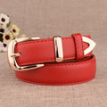 Women's Paint Alloy Buckle Pant Belt