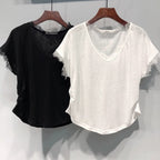 Summer Loose Slimming Korean-Style Base Shirt