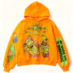 Fashion Casual Printed Polyester Sweater