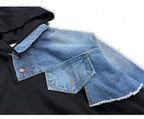 May Khaki Men's Overalls Hoodie High Weight