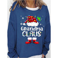 Women's Round Neck Long Sleeve Casual Printed Sweater