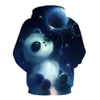Autumn Panda Baby Series Hooded Pullover 3D Printed Sweater For Men