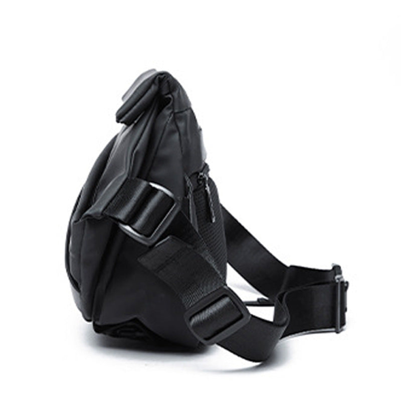 PVC Leisure Large Capacity Chest Bag Riding Function Single-shoulder Bag Men