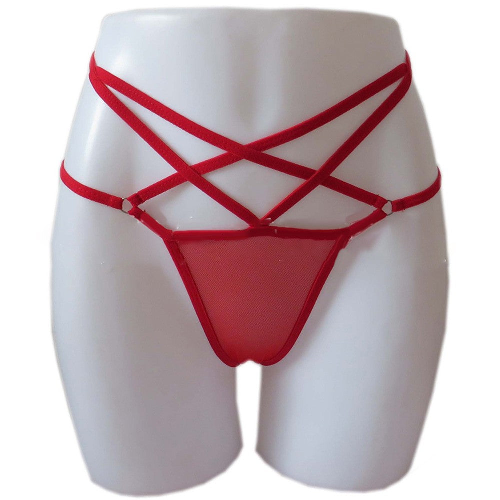Women's Solid Color Spandex Sexy Panties Thong