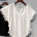 Summer Loose Slimming Korean-Style Base Shirt