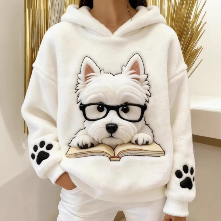 3D-printed Warm Loose-fitting Hoodie With Double Hoods For Cats