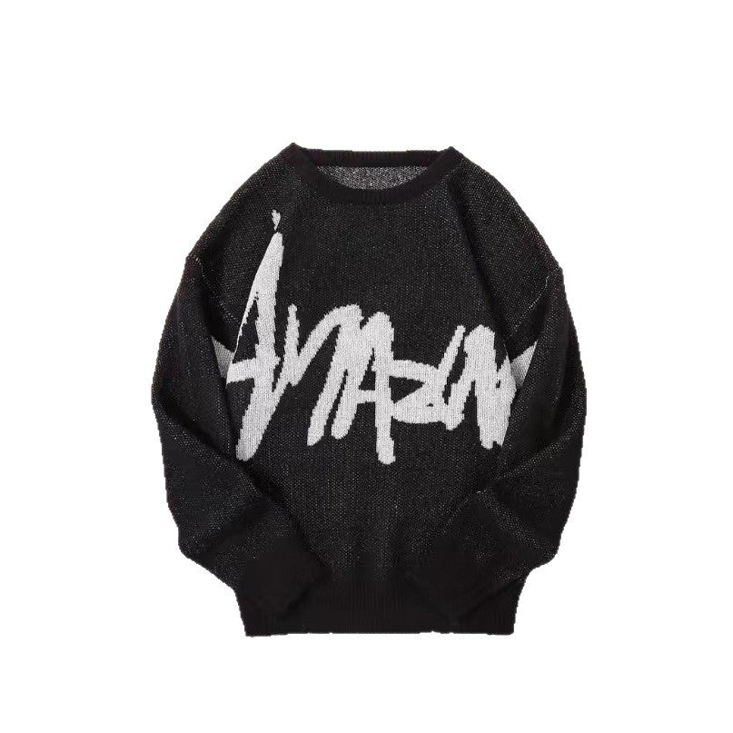 Men's And Women's Graffiti Letter Hoodie
