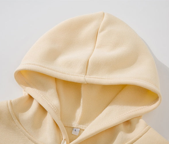 New Street Hooded Crewneck Sweater Winter Clothes
