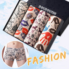 4 Pack Comfortable Breathable Boxer Shorts For Men