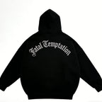 Printed Loose Hip-hop Hooded Sweatshirt