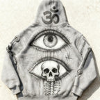 Fashion Casual Printed Polyester Sweater