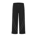 Street Topstitching Casual Sports Pants Men
