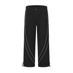 Street Topstitching Casual Sports Pants Men