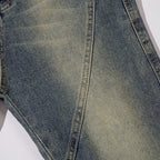 Fashion Denim Straight Mopping Pants Men